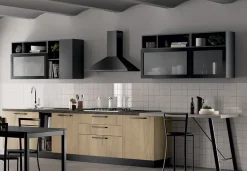 Cucina ad angolo americano Domino industriale Primacucine a prezzo ribassato^Prima Cucine Best