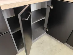 CUCINA ad angolo Laccato nero SCONTATA 65%^Ar-Due Online