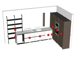 Armony CUCINA ad angolo Cucina a l skyline SCONTATA 50%- Cucine Ad Angolo|Cucine Moderne