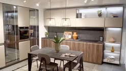 Scavolini Cucina ad angolo design tortora Formalia a soli 16900 Euro- Cucine Ad Angolo|Cucine Design