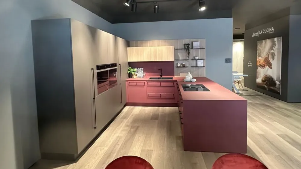 La casa moderna Cucina ad angolo in laccata opaco a prezzo ribassato 64%- Cucine Ad Angolo|Cucine Moderne
