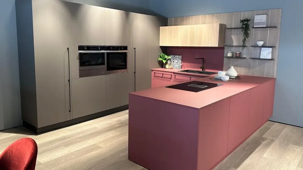 La casa moderna Cucina ad angolo in laccata opaco a prezzo ribassato 64%- Cucine Ad Angolo|Cucine Moderne
