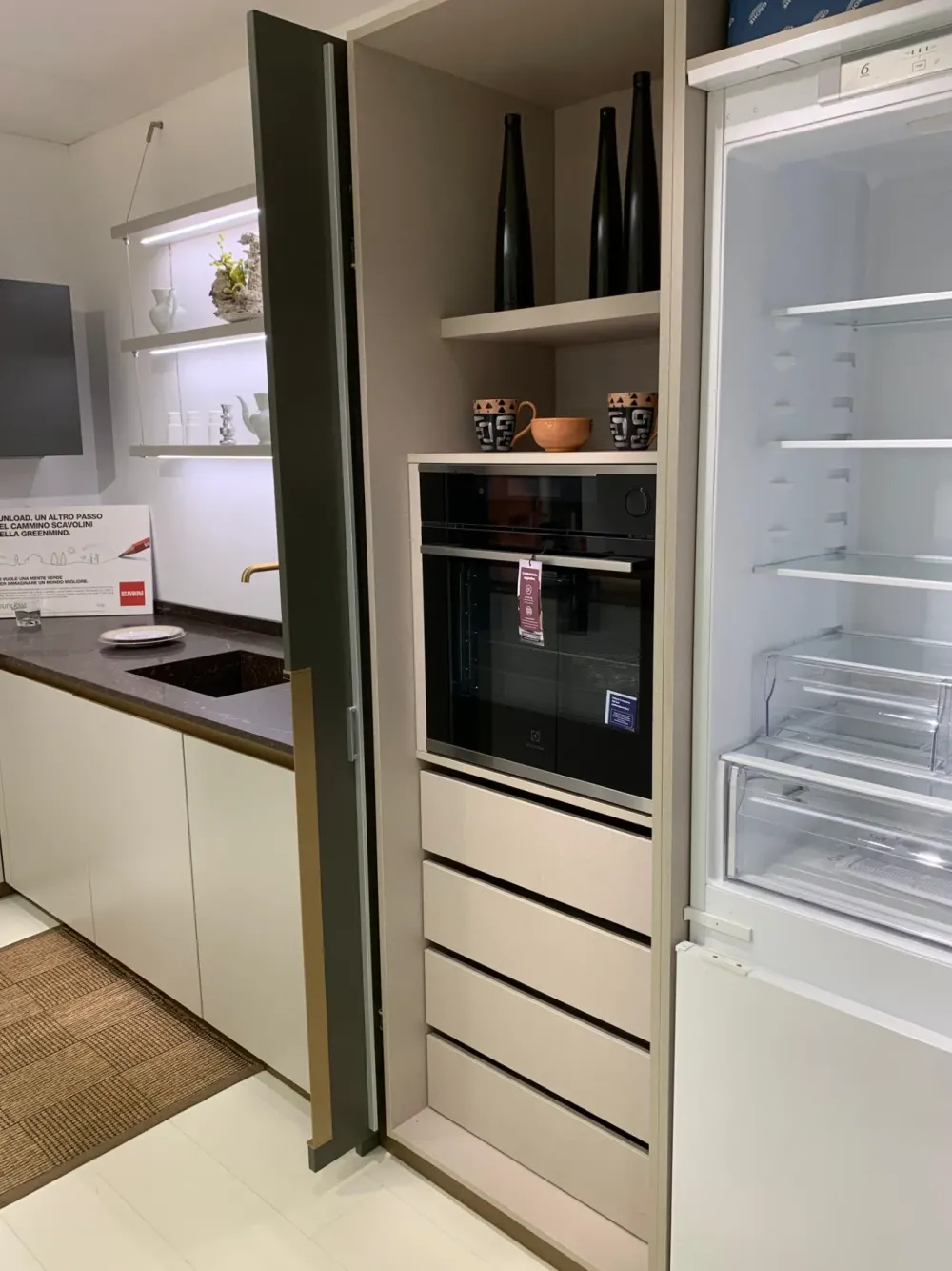 Cucina ad angolo in laccata opaco a prezzo ribassato 28%^Scavolini Online