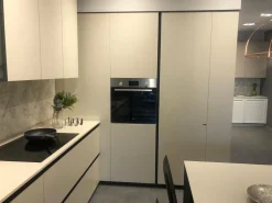 Cucina ad angolo in laminato materico a prezzo ribassato 34%^Scavolini Clearance