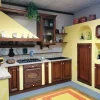 Cucina ad angolo in legno rovere moro Prezzemolo a prezzo ribassato^Oldline