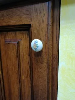 Cucina ad angolo in legno rovere moro Prezzemolo a prezzo ribassato^Oldline