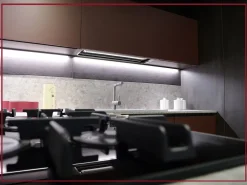 Cucina ad angolo in legno altri colori Kalì quadra a prezzo ribassato^Arredo3 Online