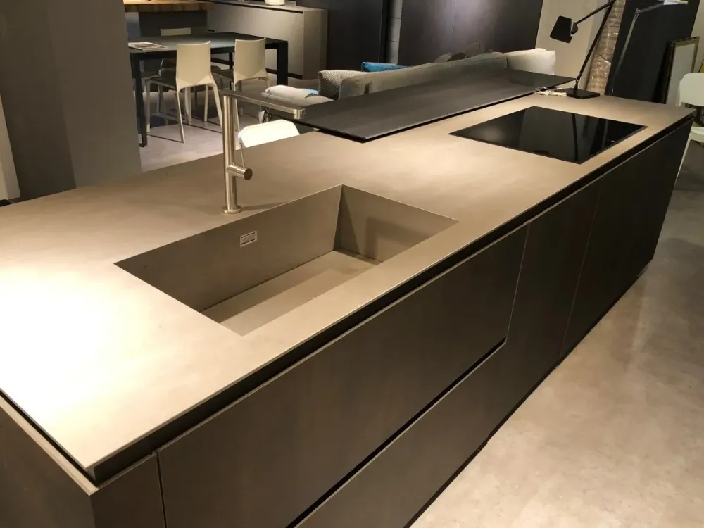 Cucina ad angolo in melaminico a prezzo scontato 50%^Modulnova Outlet