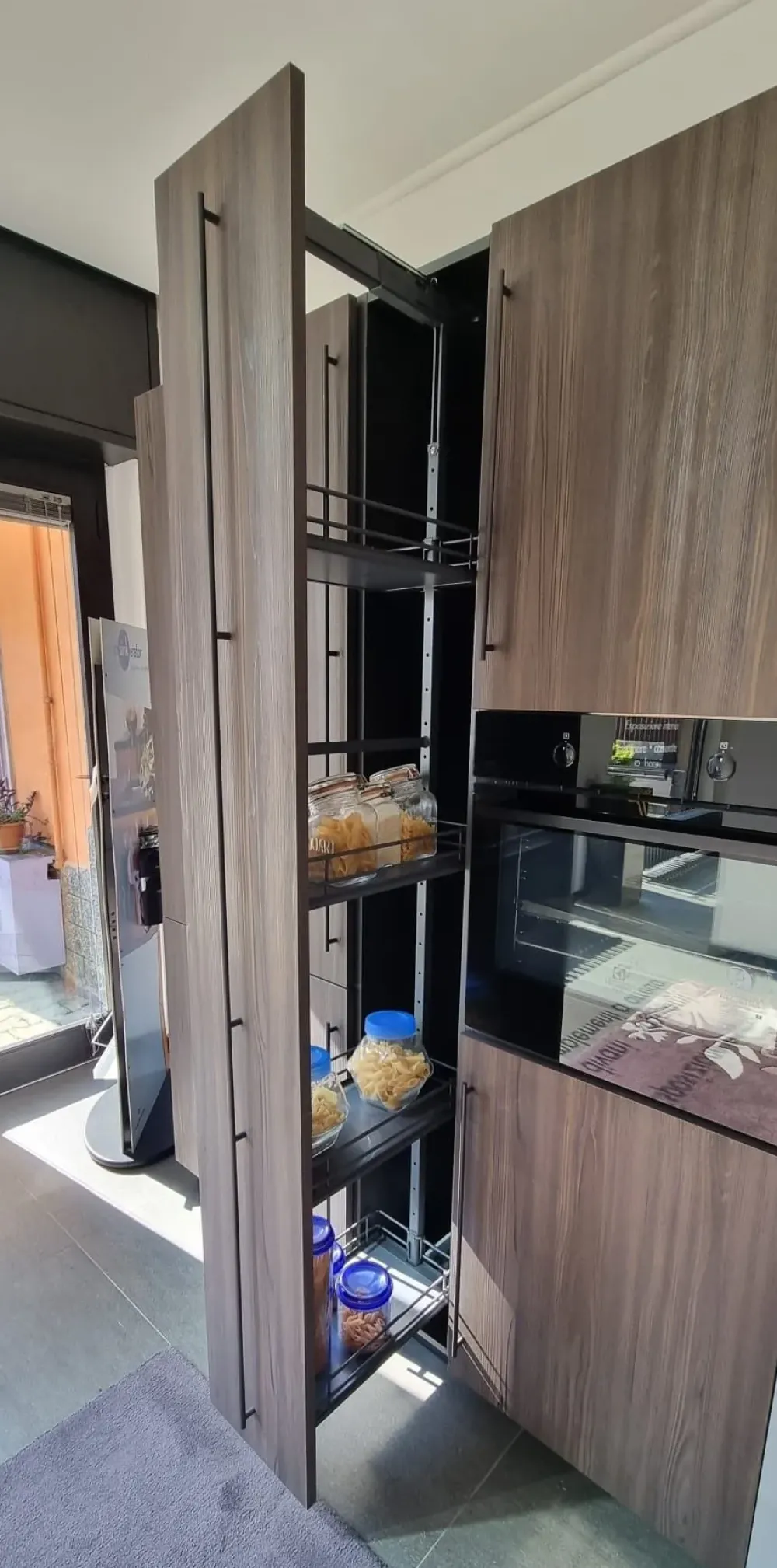 Stosa Cucina ad angolo in polimerico opaco altri colori Metropolis a prezzo scontato- Cucine Ad Angolo|Cucine Moderne