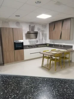 Discount Cucina ad angolo in polimerico opaco a prezzo scontato 40% Cucine Ad Angolo|Cucine Moderne