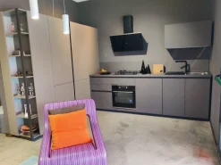 Cucina ad angolo K105 noir con un ribasso vantaggioso^Zecchinon New