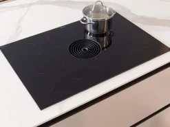 Cucina ad angolo moderna tortora Plan 01 outlet a soli 24790 Euro^Diotti.com Online