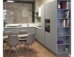 Cucina ad angolo moderna grigia Laminato a soli 11527 Euro^Arredo3 Discount