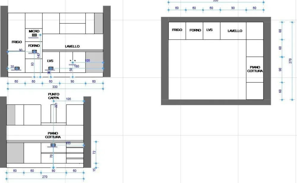 Astra Cucina ad angolo moderna Line a prezzo ribassato- Cucine Ad Angolo|Cucine Moderne