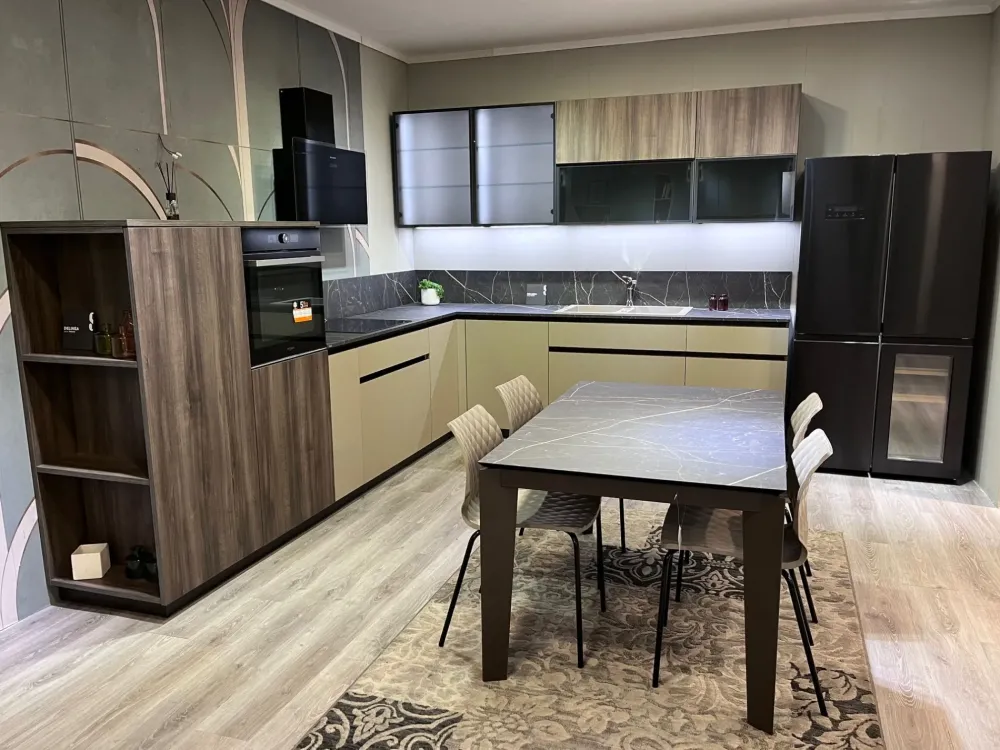 CUCINA ad angolo Delinea SCONTATA 18% Cucine Ad Angolo|Cucine Moderne