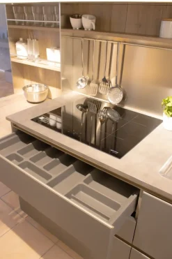 CUCINA ad angolo Oyster SCONTATA 55%^Veneta Cucine Online