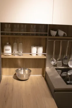 CUCINA ad angolo Oyster SCONTATA 55%^Veneta Cucine Online