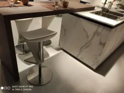 Arredo3 Cucina ad isola in laminato opaco bianca Kalì z6 a prezzo ribassato- Cucine Ad Isola|Cucine Moderne