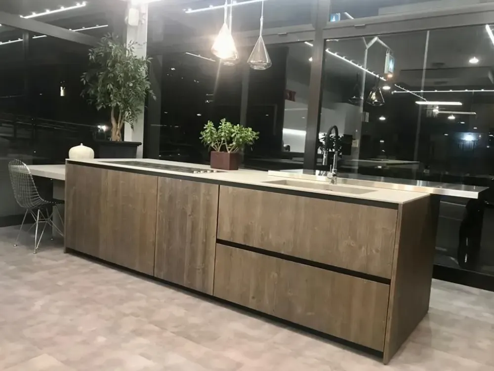 Artigianale Cucina ad isola in legno a prezzo ribassato 52%- Cucine Ad Isola|Cucine Design