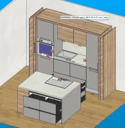 Cucina ad isola Piana con un ribasso vantaggioso^Imab Hot