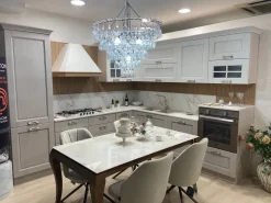 Outlet Cucina Aisha classica tortora ad angolo scontata 55% Cucine Ad Angolo