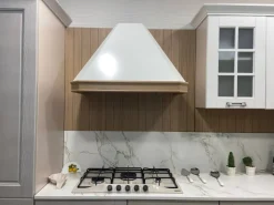 Outlet Cucina Aisha classica tortora ad angolo scontata 55% Cucine Ad Angolo