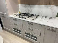 Outlet Cucina Aisha classica tortora ad angolo scontata 55% Cucine Ad Angolo