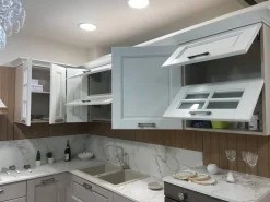 Outlet Cucina Aisha classica tortora ad angolo scontata 55% Cucine Ad Angolo