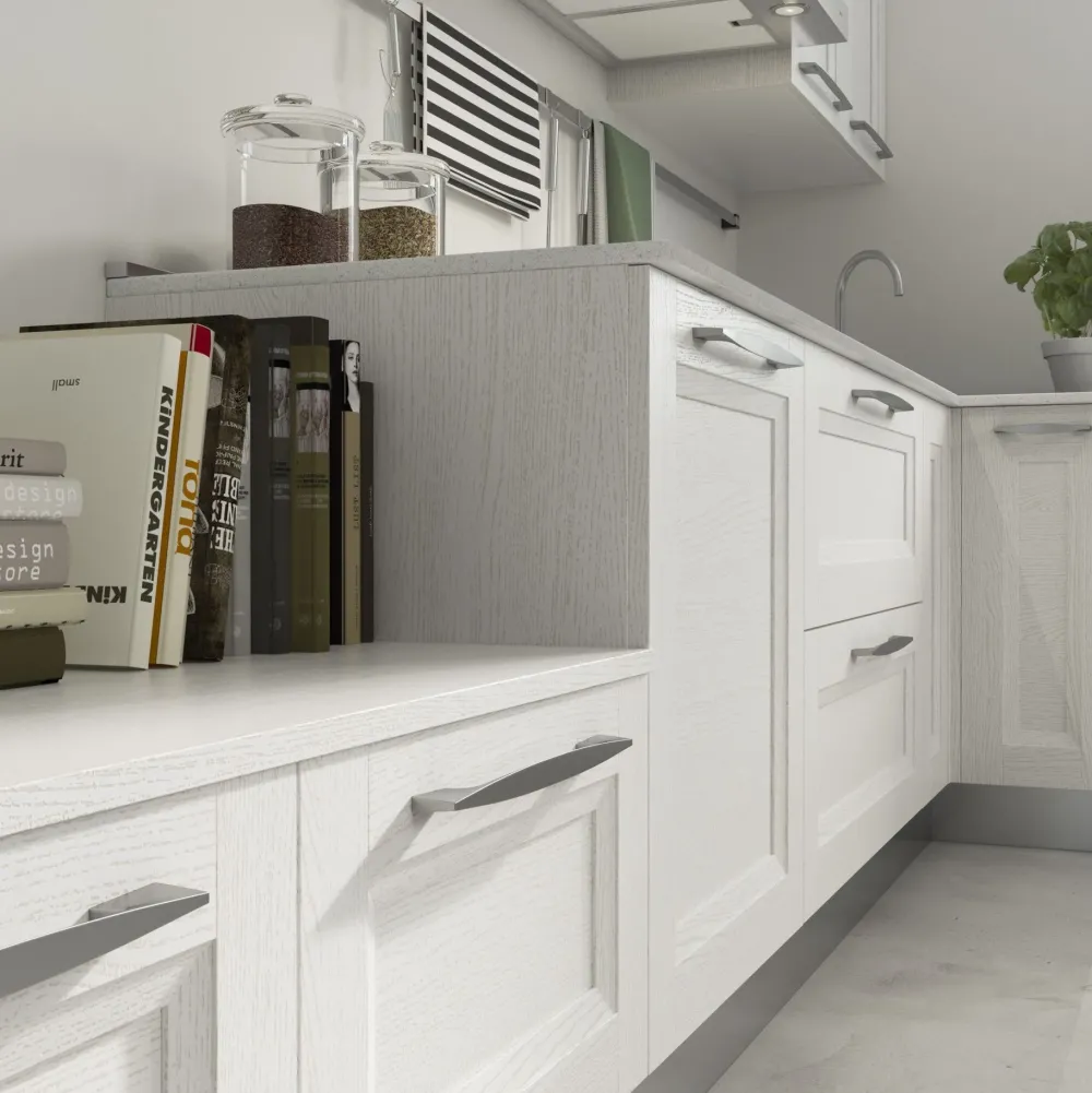 Cucina Alba 3 ad angolo con uno sconto imperdibile^Essebi Best