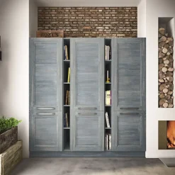 Essebi Cucina Alba classica azzurra ad isola scontata 38%- Cucine Ad Isola