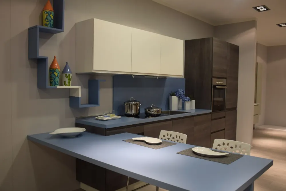 Clearance Cucina altri colori design lineare Smile in Offerta Outlet Cucine Lineari|Cucine Design