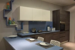 Clearance Cucina altri colori design lineare Smile in Offerta Outlet Cucine Lineari|Cucine Design