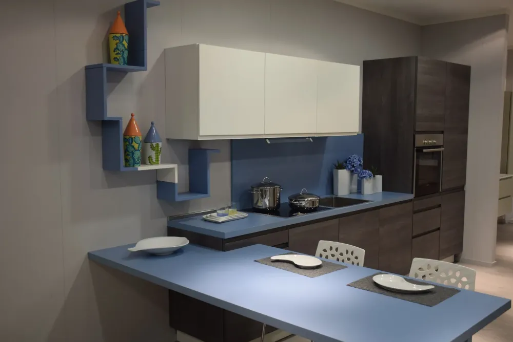 Clearance Cucina altri colori design lineare Smile in Offerta Outlet Cucine Lineari|Cucine Design