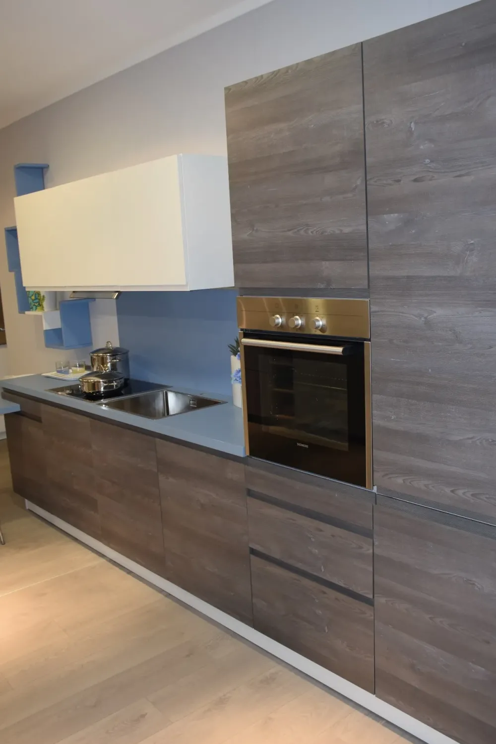 Clearance Cucina altri colori design lineare Smile in Offerta Outlet Cucine Lineari|Cucine Design