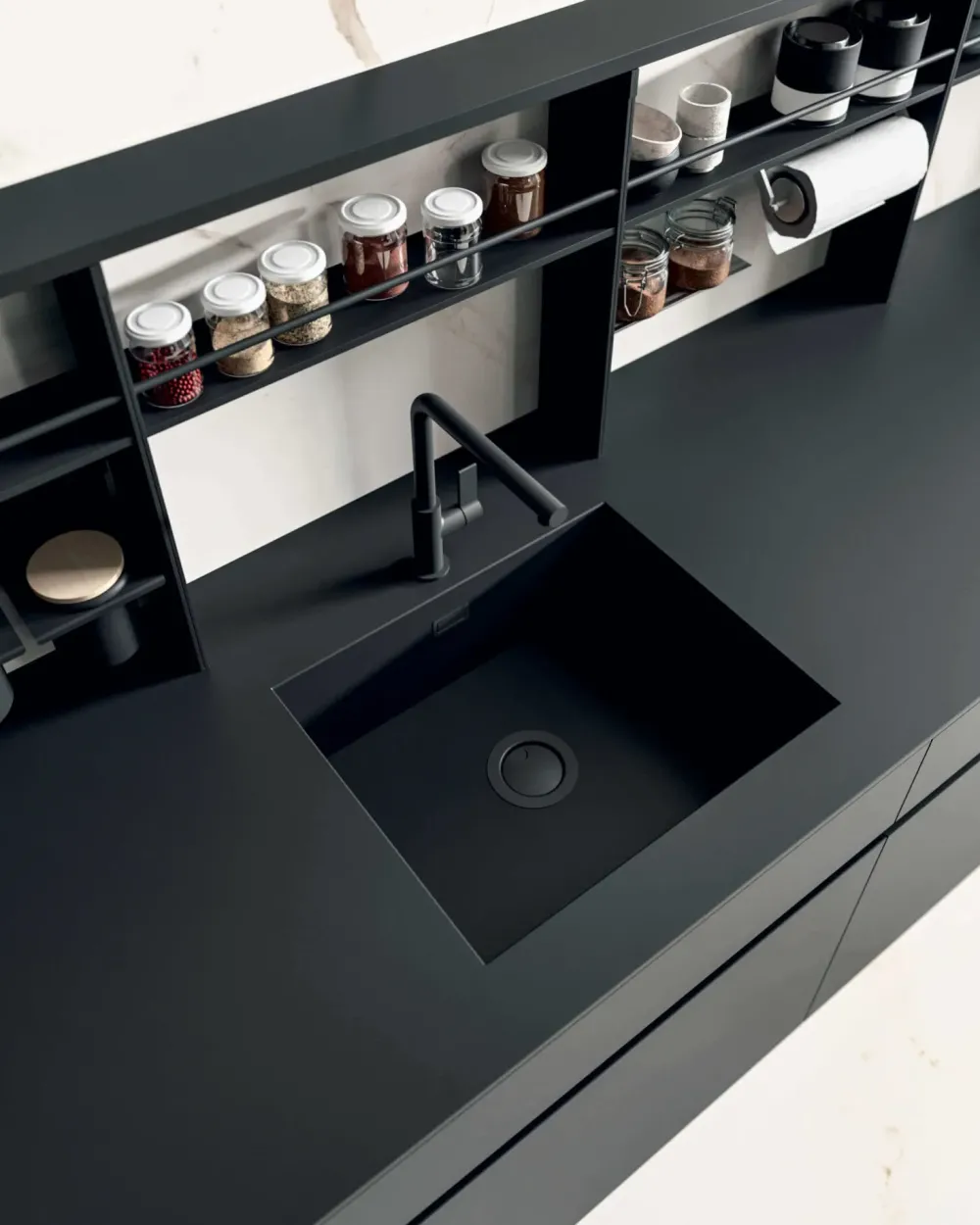 Cucina altri colori design con isola Area 22^Dibiesse Online