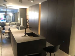 Cucina altri colori design con isola Skill gres^Modulnova