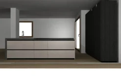 Binova Cucina altri colori design con isola Bluna luxury scontata- Cucine Ad Isola|Cucine Design