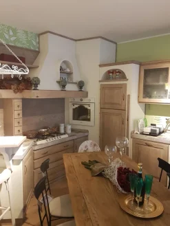 Hot Cucina altri colori in muratura ad angolo Paolina gianduia Cucine Ad Angolo