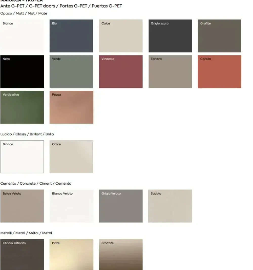 Cucina altri colori moderna lineare Tropea^Imab Hot