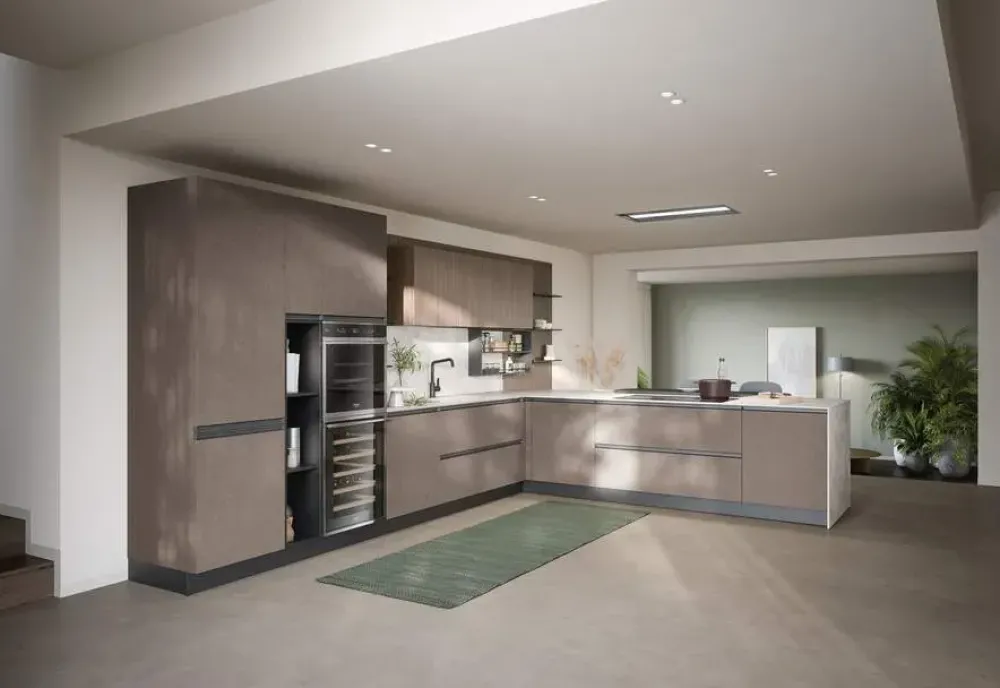 Online Cucina altri colori moderna con penisola Hera scontata Cucine Con Penisola|Cucine Moderne