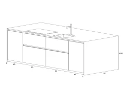 Hot Cucina altri colori moderna ad isola Time Cucine Ad Isola|Cucine Moderne