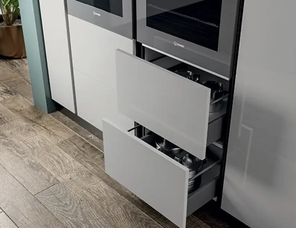 Artigianale Cucina altri colori moderna ad angolo Pd11 * in Offerta Outlet- Cucine Ad Angolo|Cucine Moderne