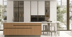 Cucina altri colori moderna Iconica 05 scontata^Veneta Cucine Online