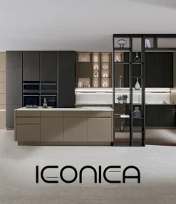 Cucina altri colori moderna Iconica 05 scontata^Veneta Cucine Online