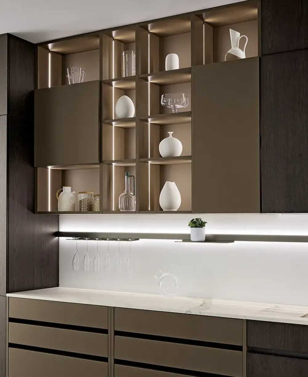 Cucina altri colori moderna Iconica 05 scontata^Veneta Cucine Online