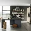 Cucina altri colori moderna ad isola Caprera bianca e nera group in Offerta Outlet^Imab Clearance