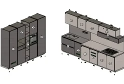 Cucina altri colori moderna lineare Metropolis Cucine Lineari|Cucine Moderne