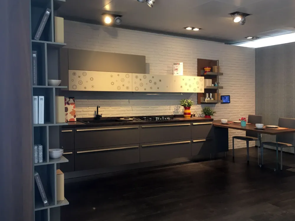 Cucina altri colori moderna ad angolo Clover bridge in Offerta Outlet^Lube Cucine Best