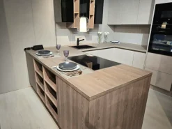 Hot Cucina altri colori moderna con penisola Tedesca  riva a soli 5775 Euro Cucine Con Penisola|Cucine Moderne