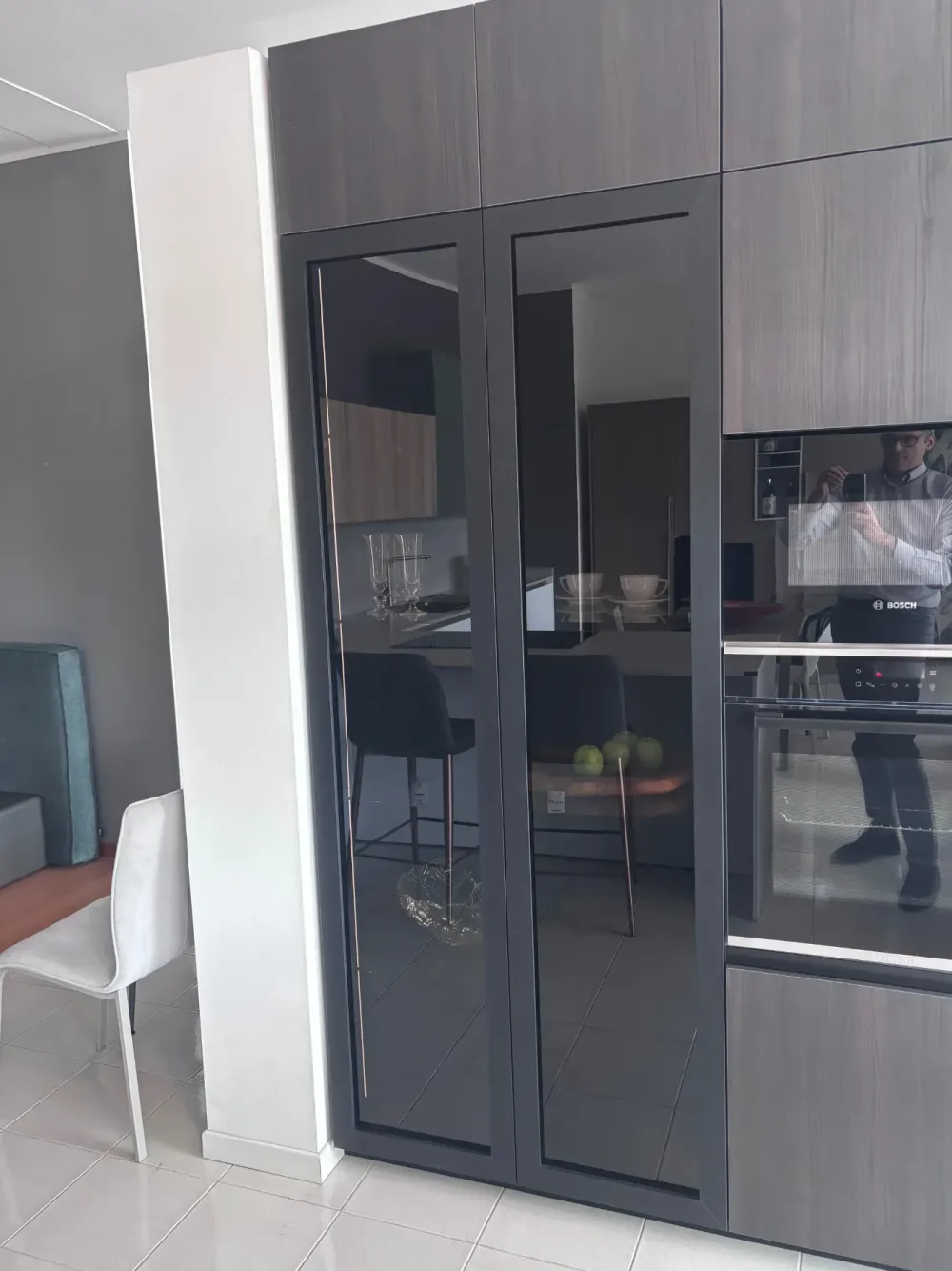 Cucina altri colori moderna con isola Time a soli 15990 Euro^Gentili Group Sale